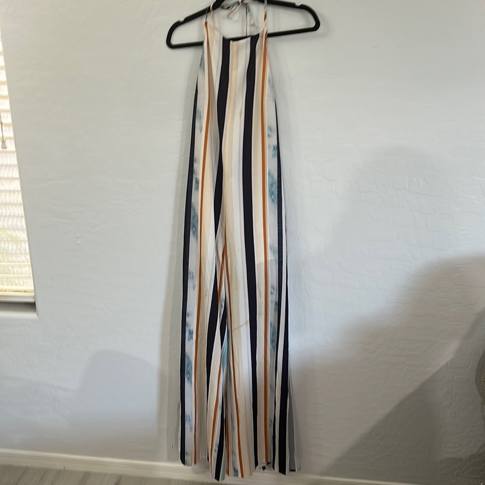 Flattering halter jumpsuit